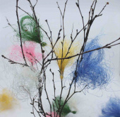 Sisalblommor, mixade färger DIY Sisalblommor, mixade färger DIY