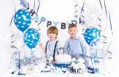 Partyset med flygplanstema. Partyset med flygplanstema.