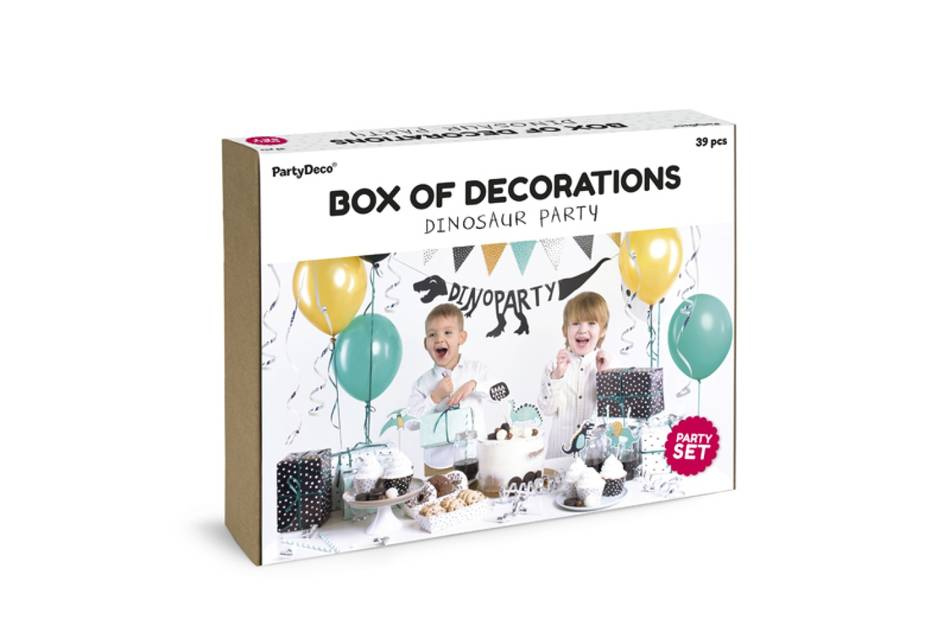 Kalasset med temat dinosaurier