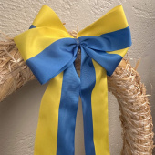 Sverigeband blågult band 60 mm – 50 m rulle Sverigeband blågult band 60 mm – 50 m rulle
