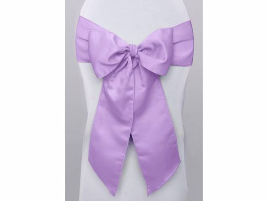 Rosett, lavendel i flexibel satin