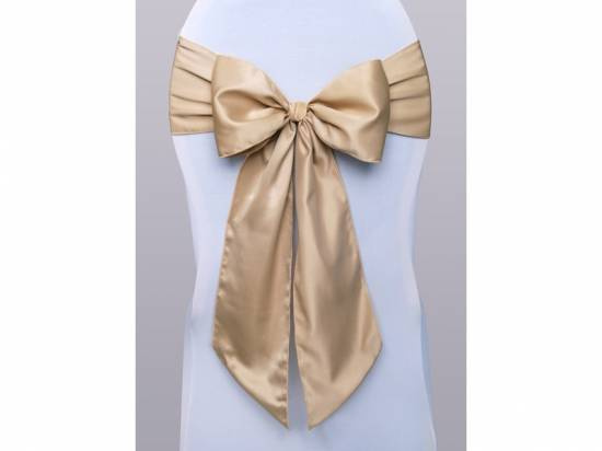 Rosett, ljusguld, 275x15 cm