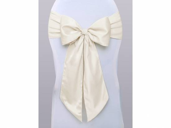 Rosett i creme till stol