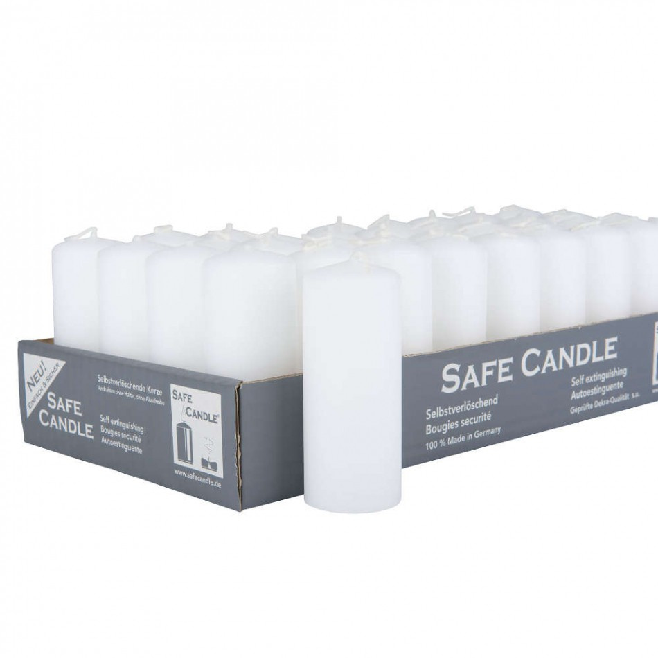 Blockljus Vita 10x4 cm.