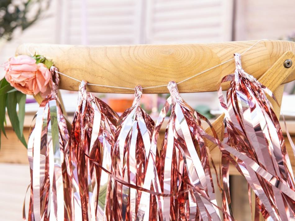 Tofsar Roséguld 12 st (set att göra själv)