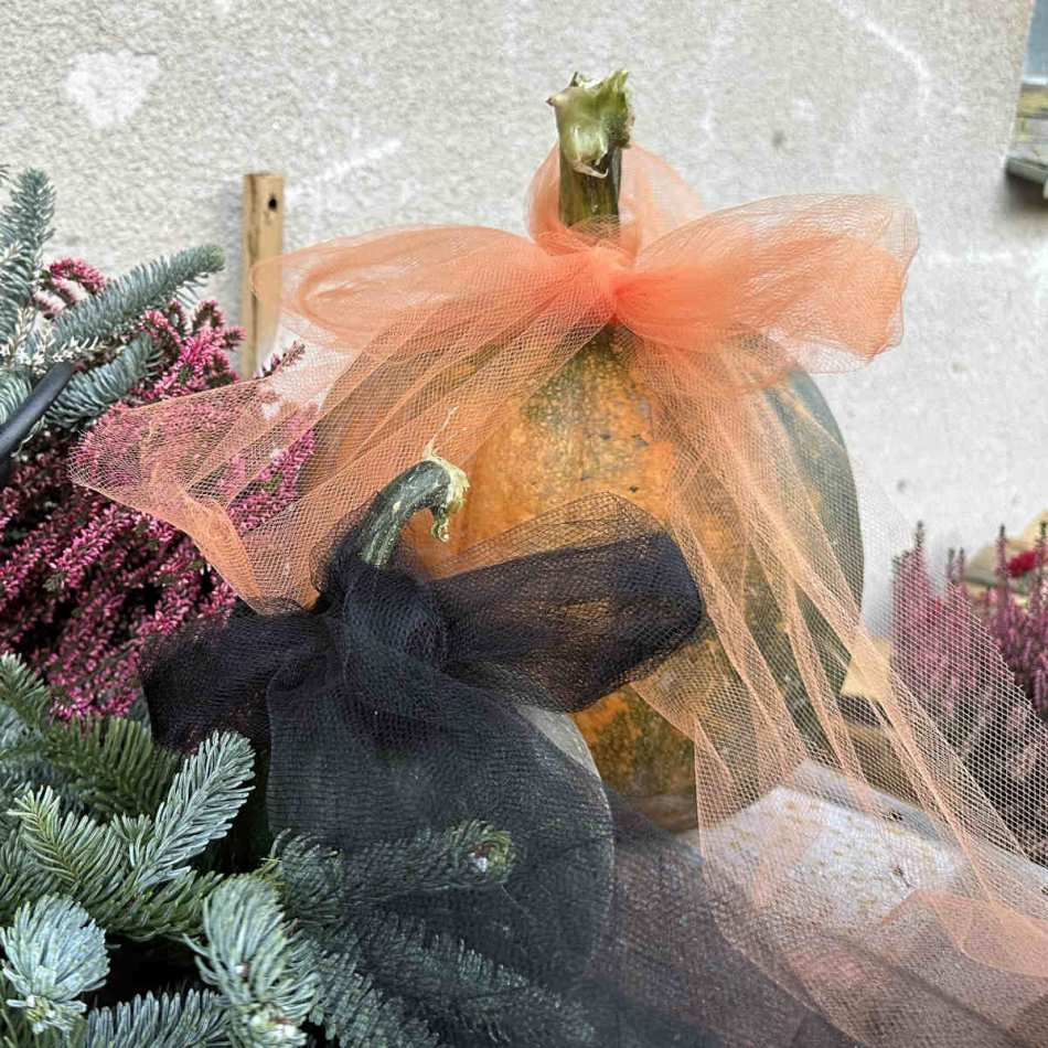 Tyll, orange, 30cm bred. 9m