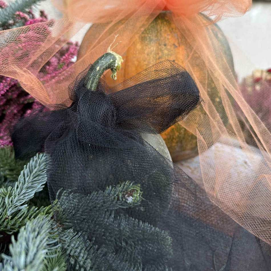 Tyll, svart, 30 cm. 9 meter