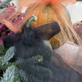 Tyll, svart, 30 cm. 9 meter Tyll, svart, 30 cm. 9 meter