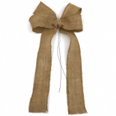 Rosett av juteväv ca 18 x 30 cm Rosett av juteväv ca 18 x 30 cm