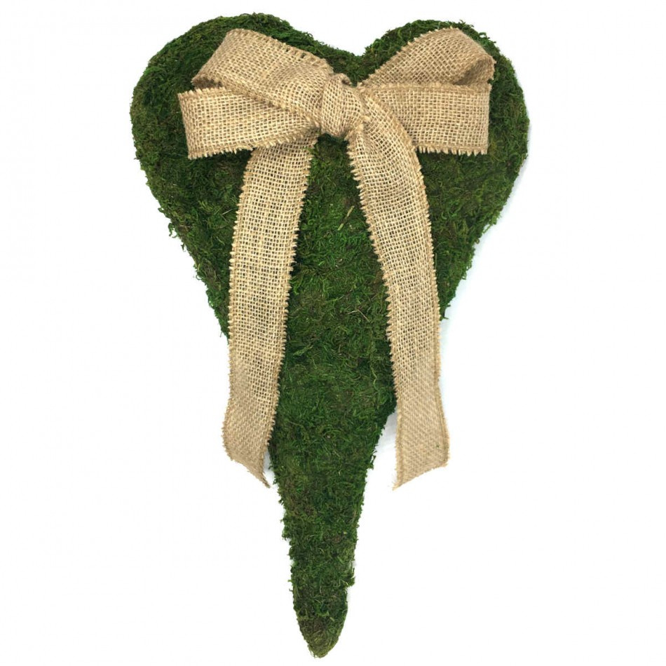 Rosett av juteväv ca 18 x 30 cm