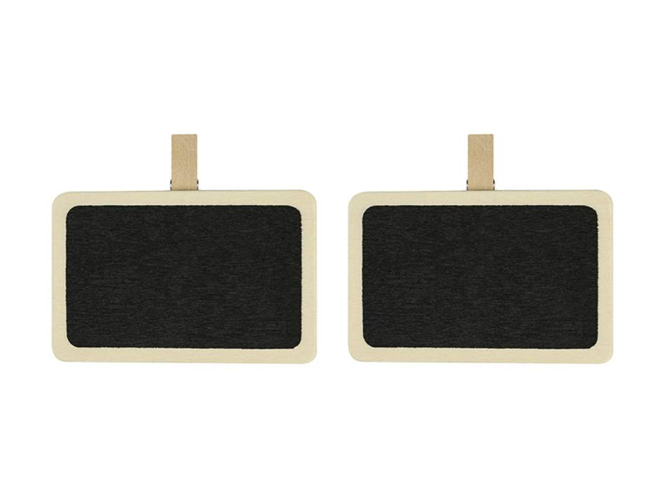 Små krittavlor med nypor, 7x4.6cm (1 pkt / 2 st.)