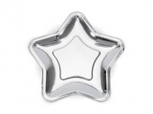 Pappersassietter silver 6st. Pappersassietter silver 6st.