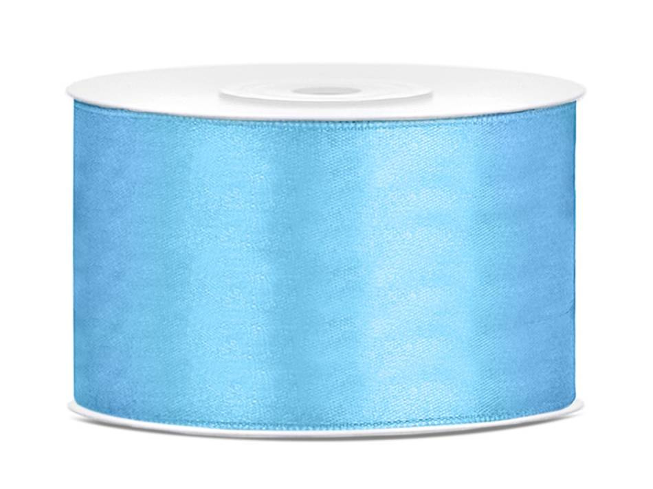 Satinband, Himmelsblå, 38 mm ( 25 meter )
