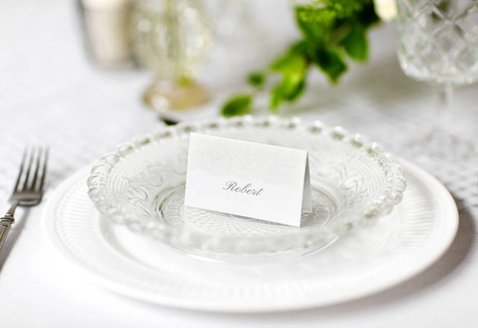 Placeringskort med mönster, 8 x 5cm (1 pkt / 10 st.)