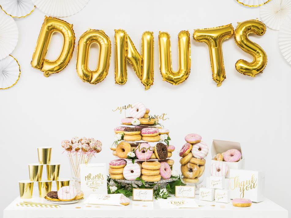 Placeringskort - Guldram, 9.5x5.5cm (1 pkt / 10 st.)