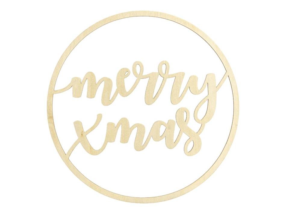 Juldekoration Merry Xmas, Ca 28cm