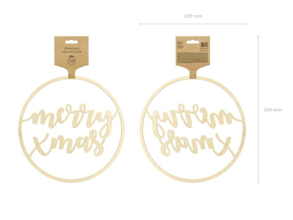Juldekoration Merry Xmas, Ca 28cm