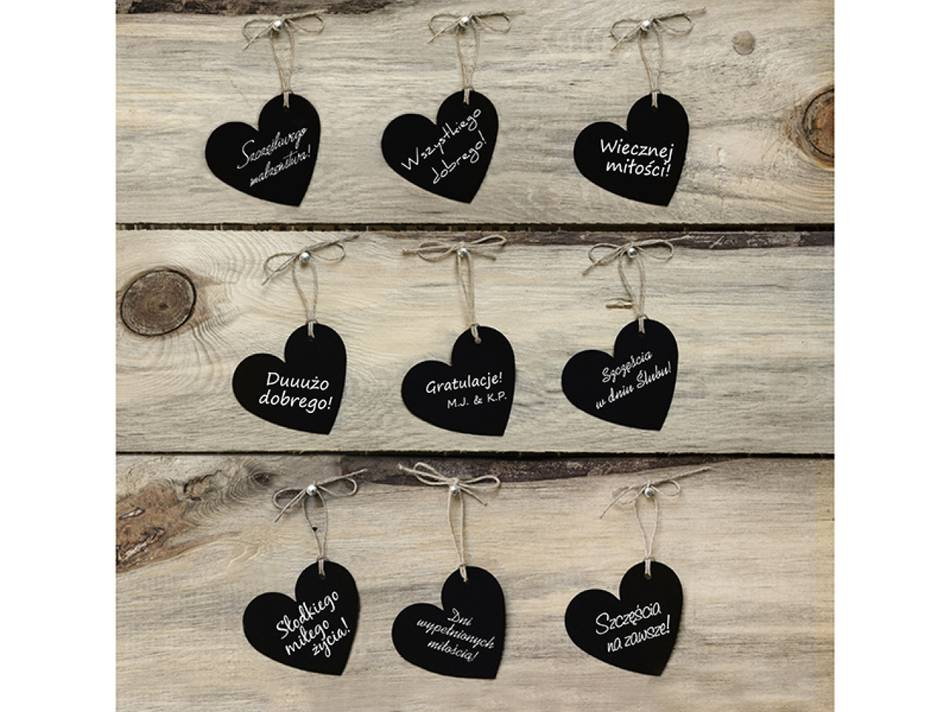 Hjärtan av papper, 5 x 4.5 cm 10 st