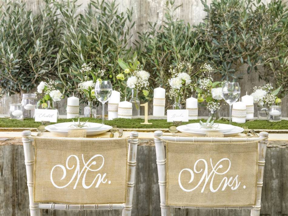 Stolsskyltar Mr , Mrs