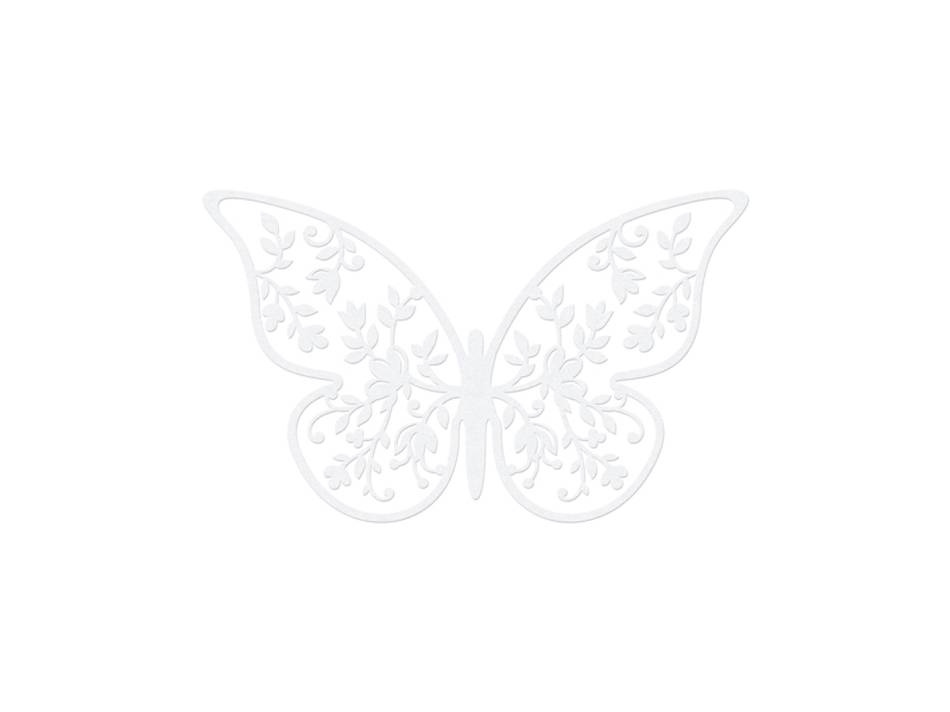 Fjärilsdekoration 6,5x4cm 10st