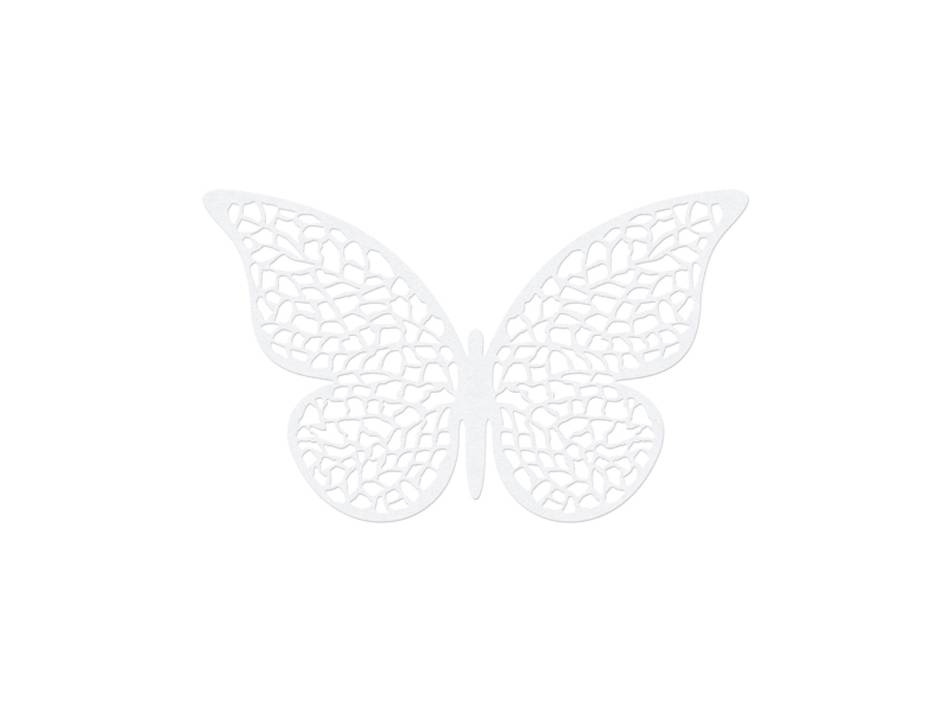 Fjärilsdekoration 6,5x4cm 10st