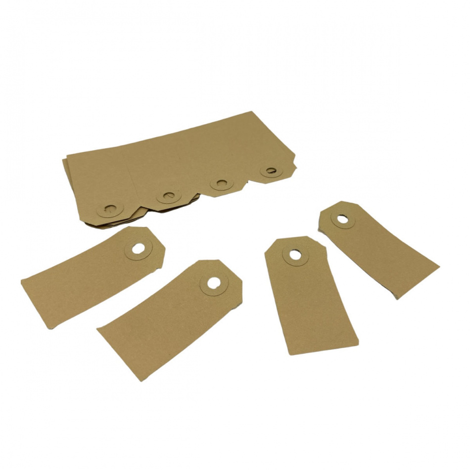 Etiketter Beige/Natur 20 st  8x4 cm/st