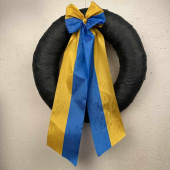 Segerkrans 55 cm med liten rosett Segerkrans 55 cm med liten rosett